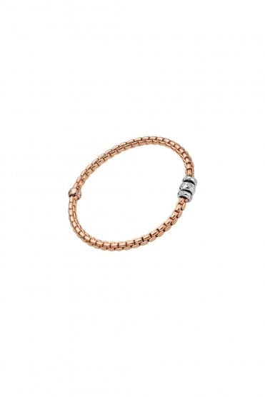 Fope Gioielli Eka Collection 18ct Rose Gold Flex'it Bracelet 73101B3_PB_R_BBB_00M