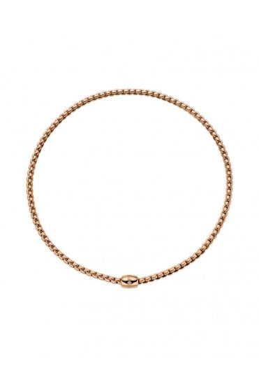 Fope Gioielli Eka Collection 18ct Rose Gold Necklace with Ornamental Clasp 07F01CX_BB_R_XRX_045