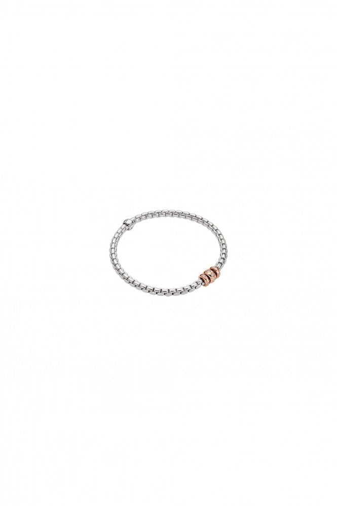 FOPE  Gioielli Eka Collection 18ct White Gold Flex'it Bracelet 73101B3_PB_B_RRR_00M