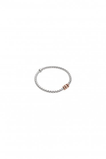 Fope Gioielli Eka Collection 18ct White Gold Flex'it Bracelet 73101B3_PB_B_RRR_00M