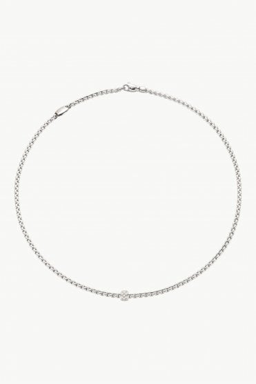 Fope Gioielli Eka Collection 18ct White Gold Necklace 73001CX_PB_B_XBX_043