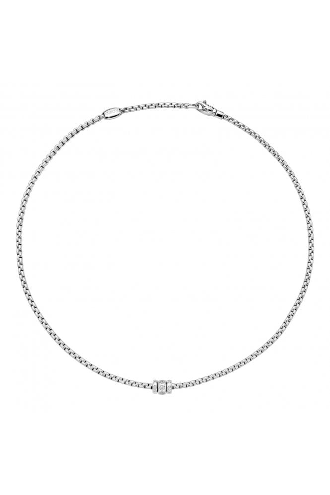 FOPE  Gioielli Eka Collection 18ct White Gold Necklace 73101C3_PB_B_BBB_045