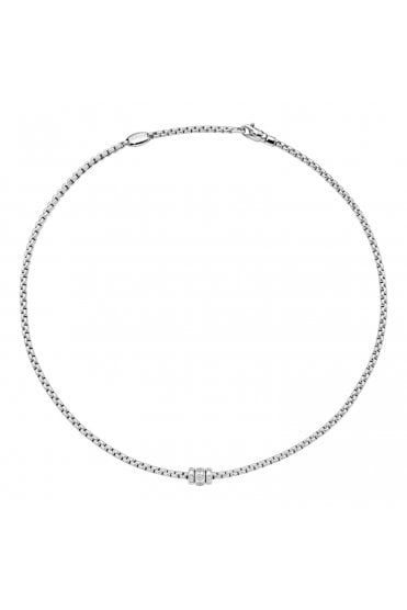 Fope Gioielli Eka Collection 18ct White Gold Necklace 73101C3_PB_B_BBB_045