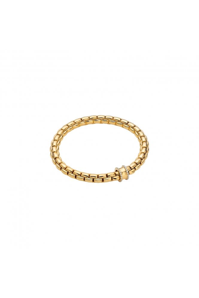 FOPE  Gioielli Eka Collection 18ct Yellow Gold Flex'it Bracelet 70805BX_BB_G_XGX_00S