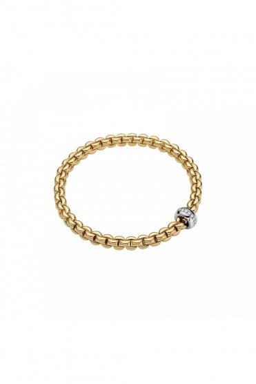 Fope Gioielli Eka Collection 18ct Yellow Gold Flex'it Bracelet 72110BX_BB_G_XBX_00M
