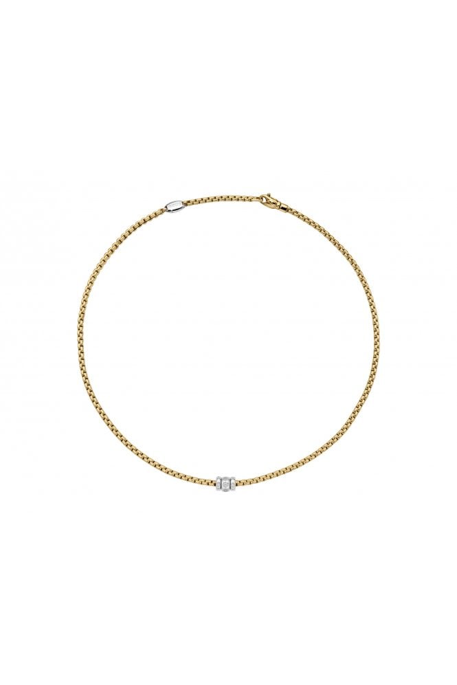 FOPE  Gioielli Eka Collection 18ct Yellow Gold Necklace 73101C3_PB_G_BBB_043