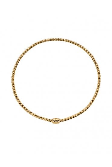 Fope Gioielli Eka Collection 18ct Yellow Gold Necklace with Ornamental Clasp 07F01CX_BB_G_XGX_040