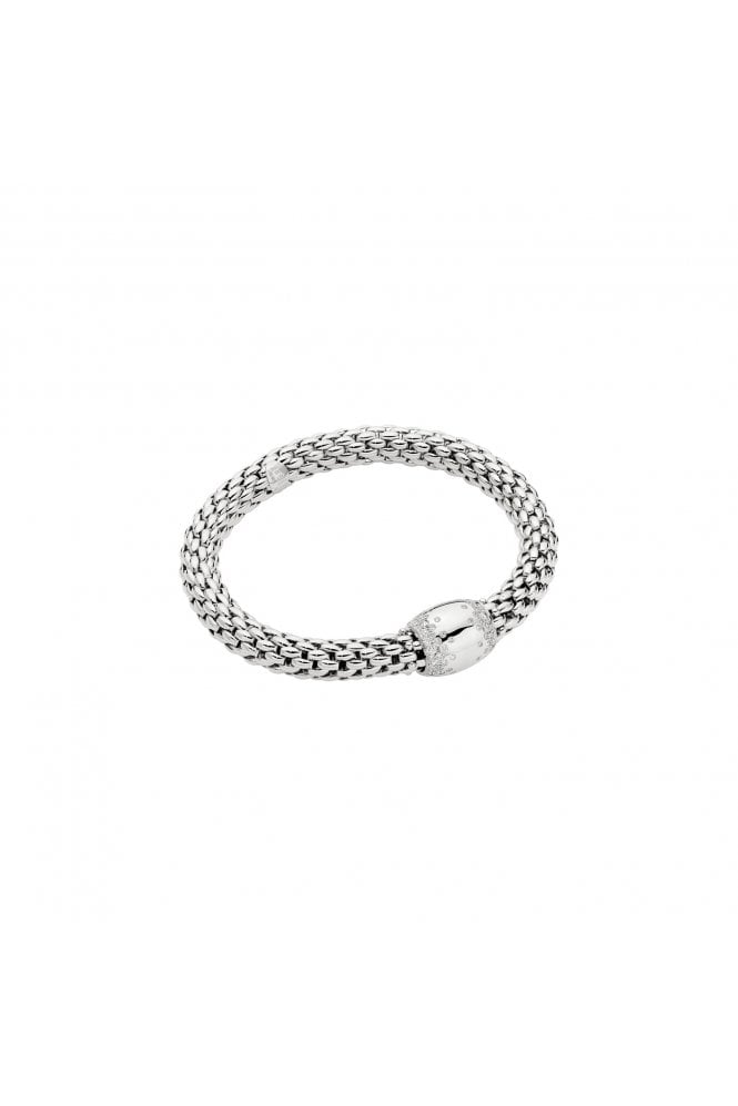 FOPE  Gioielli Love Nest Collection 18ct White Gold Flex'it Bracelet 45214BX_BB_B_XBX_00M
