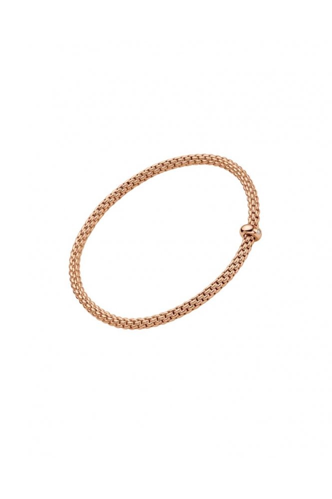 FOPE  Gioielli Prima Collection 18ct Rose Gold Flex'it Bracelet 01M08BX_BB_R_XRX_00L