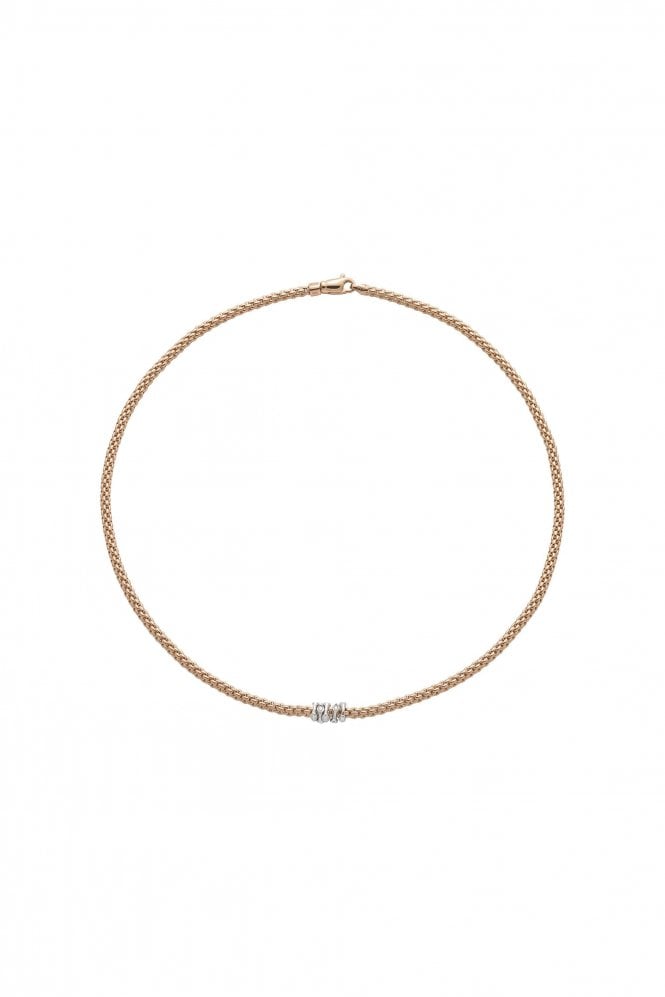 FOPE  Gioielli Prima Collection 18ct Rose Gold Necklace  74208CX_BB_R_XBX_060