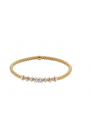 Fope Gioielli Prima Collection 18ct Yellow Gold Flex'it Bracelet 74708BX_BB_G_XBX_00M