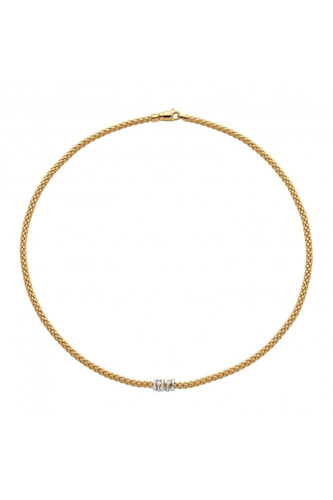 FOPE  Gioielli Prima Collection 18ct Yellow Gold Necklace 74208CX_BB_G_XBX_043