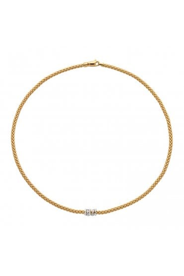 Fope Gioielli Prima Collection 18ct Yellow Gold Necklace 74208CX_BB_G_XBX_043