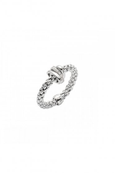 Fope Gioielli Prima Collection Flex'it 18ct White Gold Ring 74408AX_BB_B_BBB_00S
