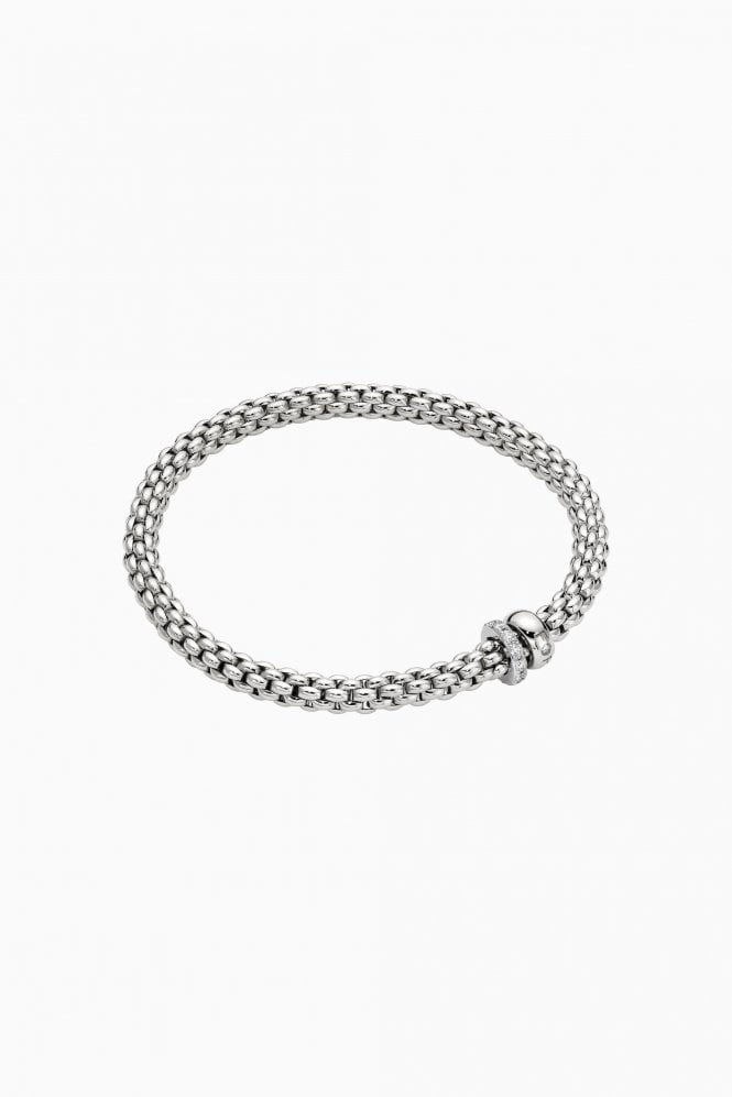 FOPE  Gioielli Solo Collection 18ct White Gold Flex'it Bracelet 62406BX_PB_B_BBX_00M