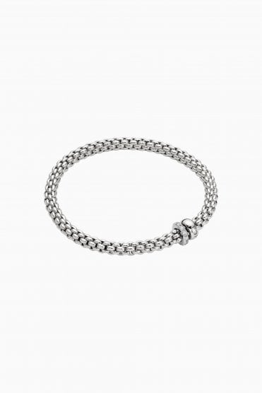 Fope Gioielli Solo Collection 18ct White Gold Flex'it Bracelet 62406BX_PB_B_BBX_00M