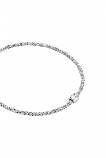 Fope Gioielli Solo Collection 18ct White Gold Necklace with Ornamental Clasp 62606CX_BB_B_XXX_040