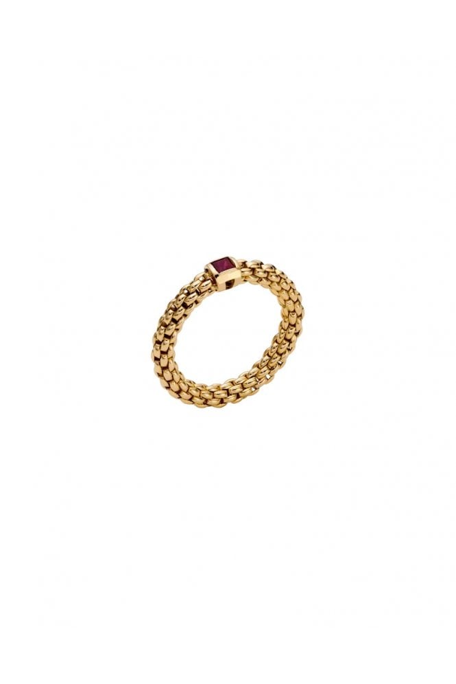 FOPE  Gioielli Souls Collection Flex'it 18ct Yellow Gold Ring 09E08AX_B4_G_XGX_00M