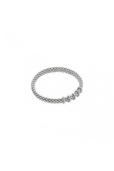 Fope Gioielli Vendome Collection 18ct White Gold & Diamond Pavé Flex'it Bracelet 59302BX_PB_B_XBX_00M