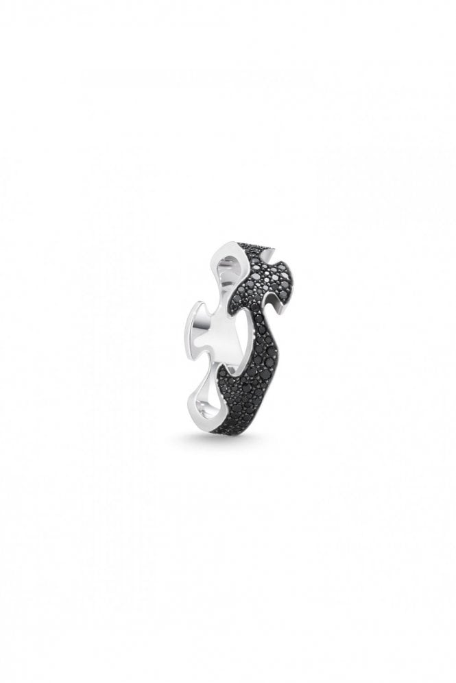 Georg Jensen  Centre Ring with Black Diamonds 3570920