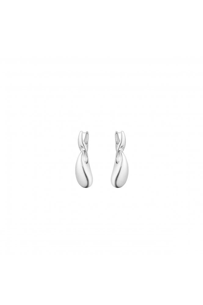 Georg Jensen  Hinged Hoop Reflect Earrings 20001088