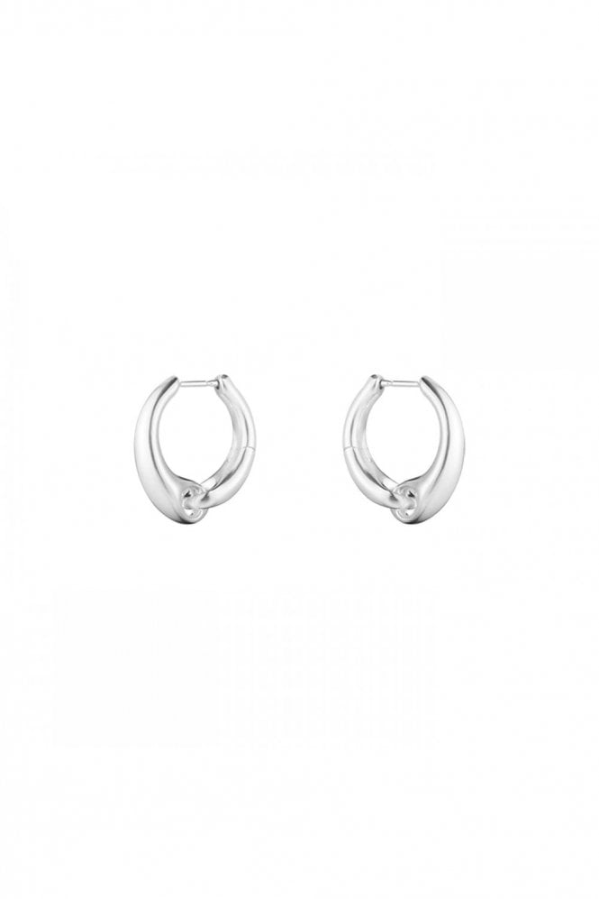 Georg Jensen  Hinged Hoop Reflect Earrings 20001177