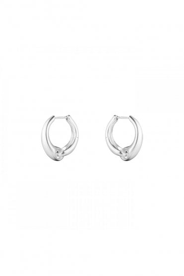 Georg Jensen Hinged Hoop Reflect Earrings 20001177