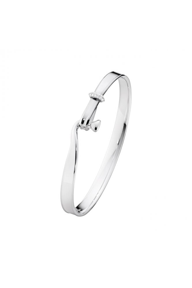 Georg Jensen  Torun Bangle with Diamonds, Medium 20000547000M