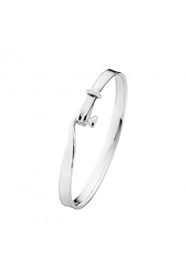 Georg Jensen Torun Bangle with Diamonds, Medium 20000547000M