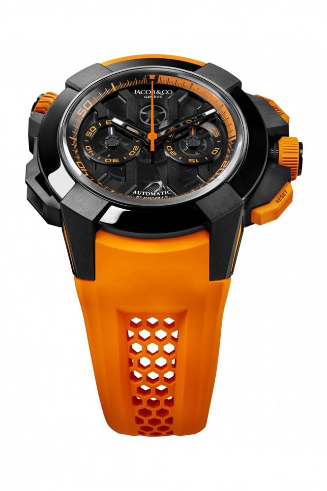 Jacob & Co  Epic X Chrono Black Titanium Orange EC313.21.SB.BO.EHI4S