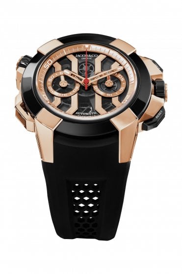 JACOB & Co Epic X Chrono Rose Gold EC311.42.PD.BN.ABRUA
