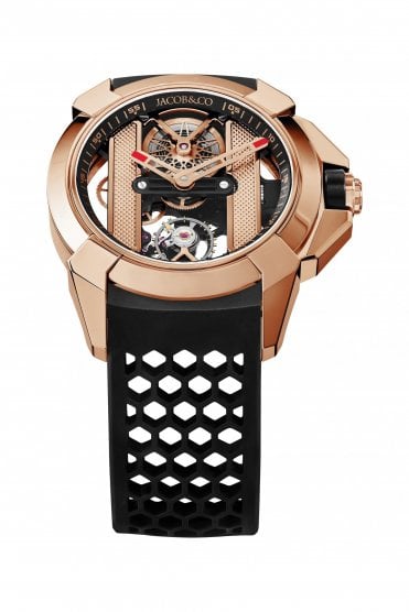 JACOB & Co Epic X Rose Gold with Black Inner Ring EX120.43.AB.AB.ABRUA