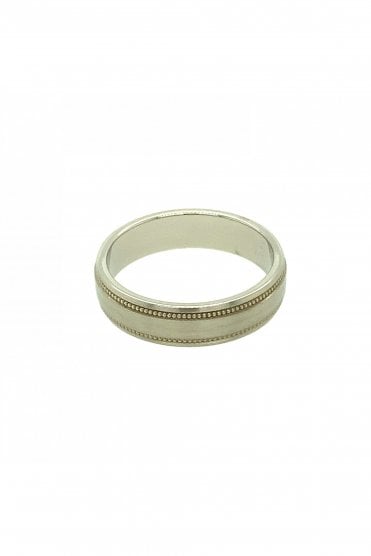 Palladium 5mm Court Band Ring