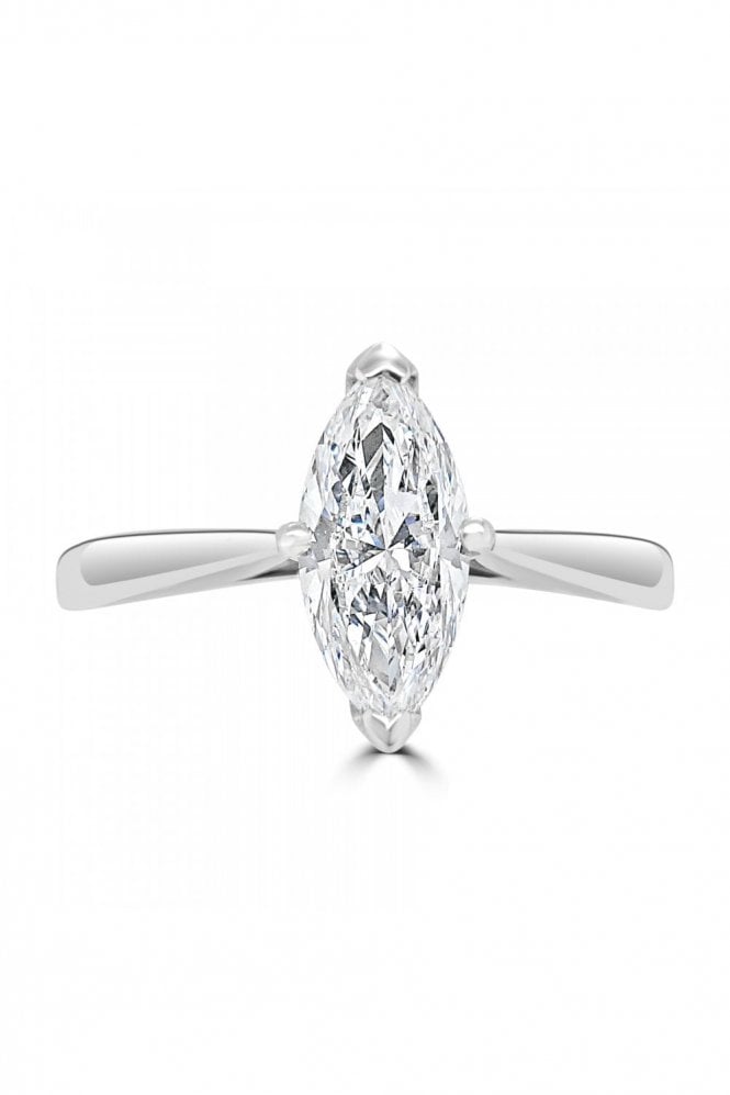 Plat Marq Diamond Ring