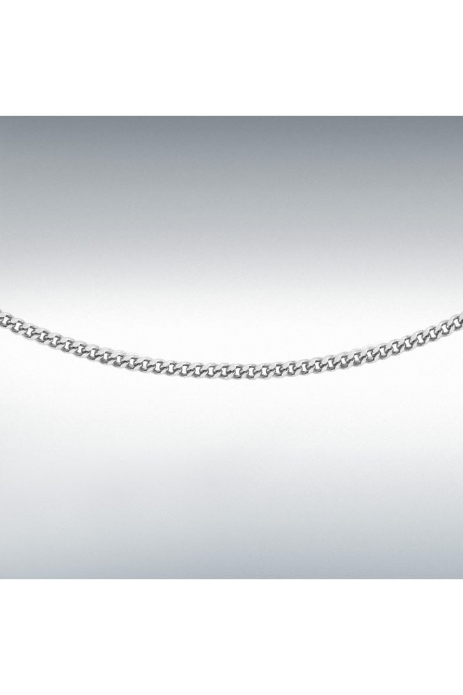 Platinum Curb Chain Length 18 Inches