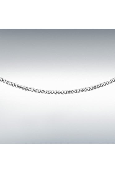 Platinum Curb Chain Length 18 Inches