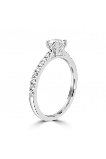 Platinum Diamond Ring  Centre Diamond Carat Weight 0.60ct