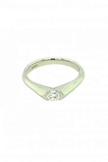 Platinum Diamond Ring Cramp Set