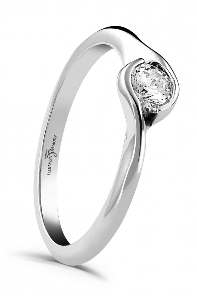Brown & Newirth Platinum Diamond Ring EN127R25R25PLT