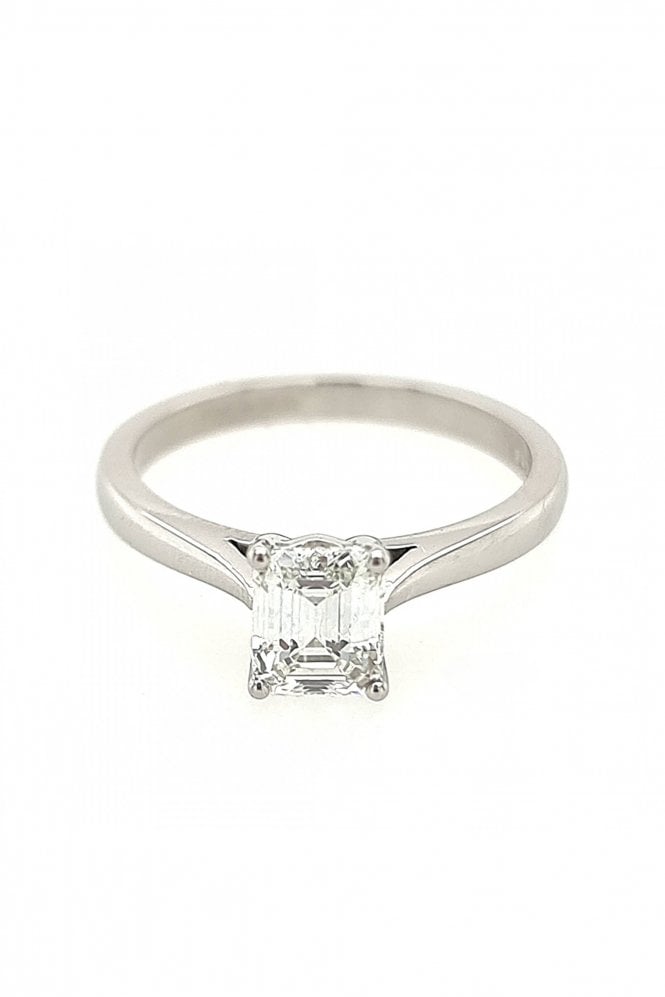 Platinum Diamond Ring Platinum Claw Set