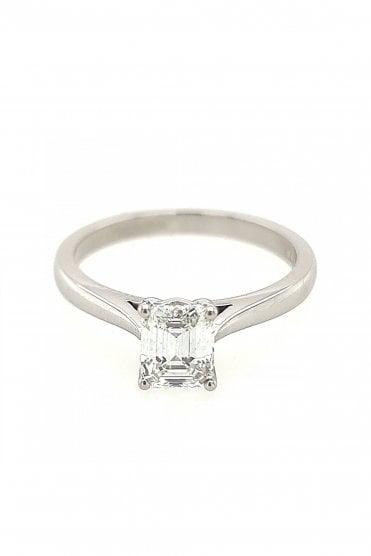 Platinum Diamond Ring Platinum Claw Set
