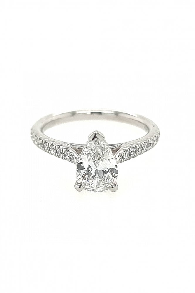 Platinum Diamond Ring Platinum Claw Set