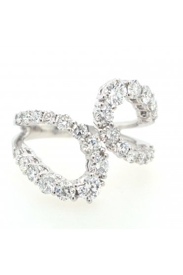 Platinum Diamond Ring Platinum Claw Set
