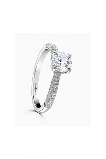 Platinum Diamond Solitaire Engagement Ring EN313R74 PLT