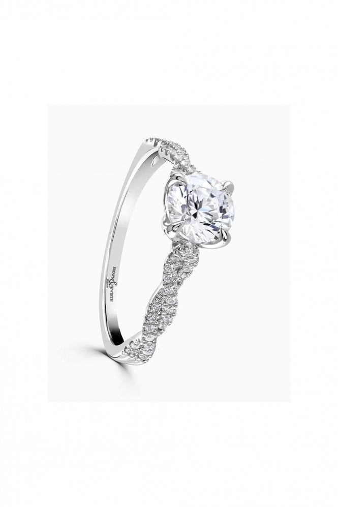 Brown & Newirth Platinum Diamond Solitaire Engagement Ring EN315R67 PLT