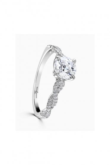 Platinum Diamond Solitaire Engagement Ring EN315R67 PLT