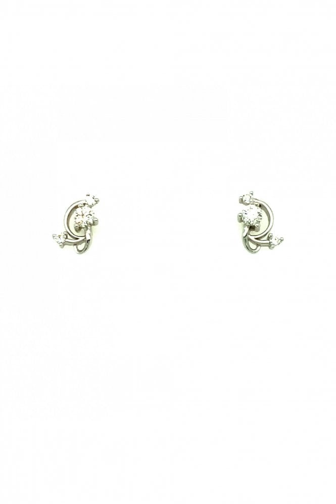 Platinum Diamond Stud Earrings