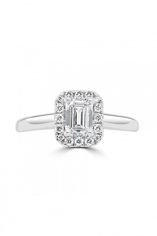 Platinum Oct Diamond Ring