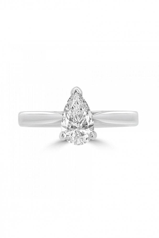Platinum Single Stone Diamond Ring Platinum 4 Claw