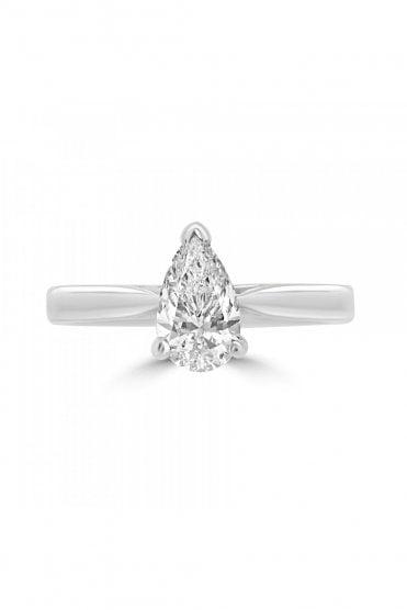 Platinum Single Stone Diamond Ring Platinum 4 Claw